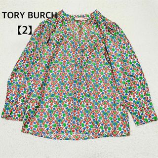 新品未使用トリーバーチ　シルクTory Burch 花柄春ブラウス