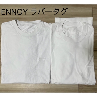 ワンエルディーケーセレクト(1LDK SELECT)のENNOY white 2枚セット　ラバータグ(Tシャツ/カットソー(七分/長袖))