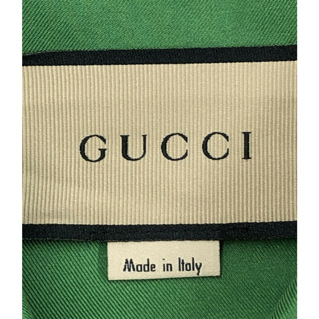 Gucci(グッチ)のグッチ GUCCI GGボタンシルクシャツ   652646 レディース 40 レディースのトップス(シャツ/ブラウス(長袖/七分))の商品写真