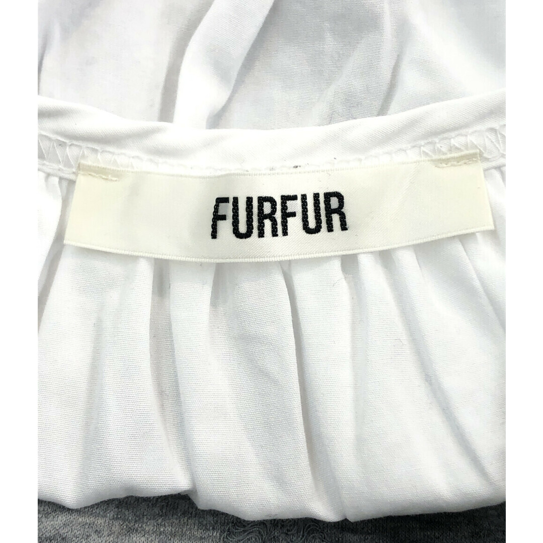 fur fur(ファーファー)の美品 ファーファー furfur シャツドッキングスウェット レディース F レディースのトップス(トレーナー/スウェット)の商品写真