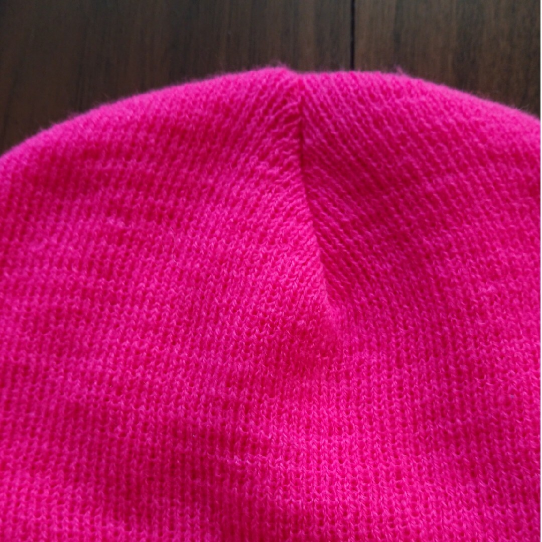 ニット帽 ピンク レディースの帽子(ニット帽/ビーニー)の商品写真