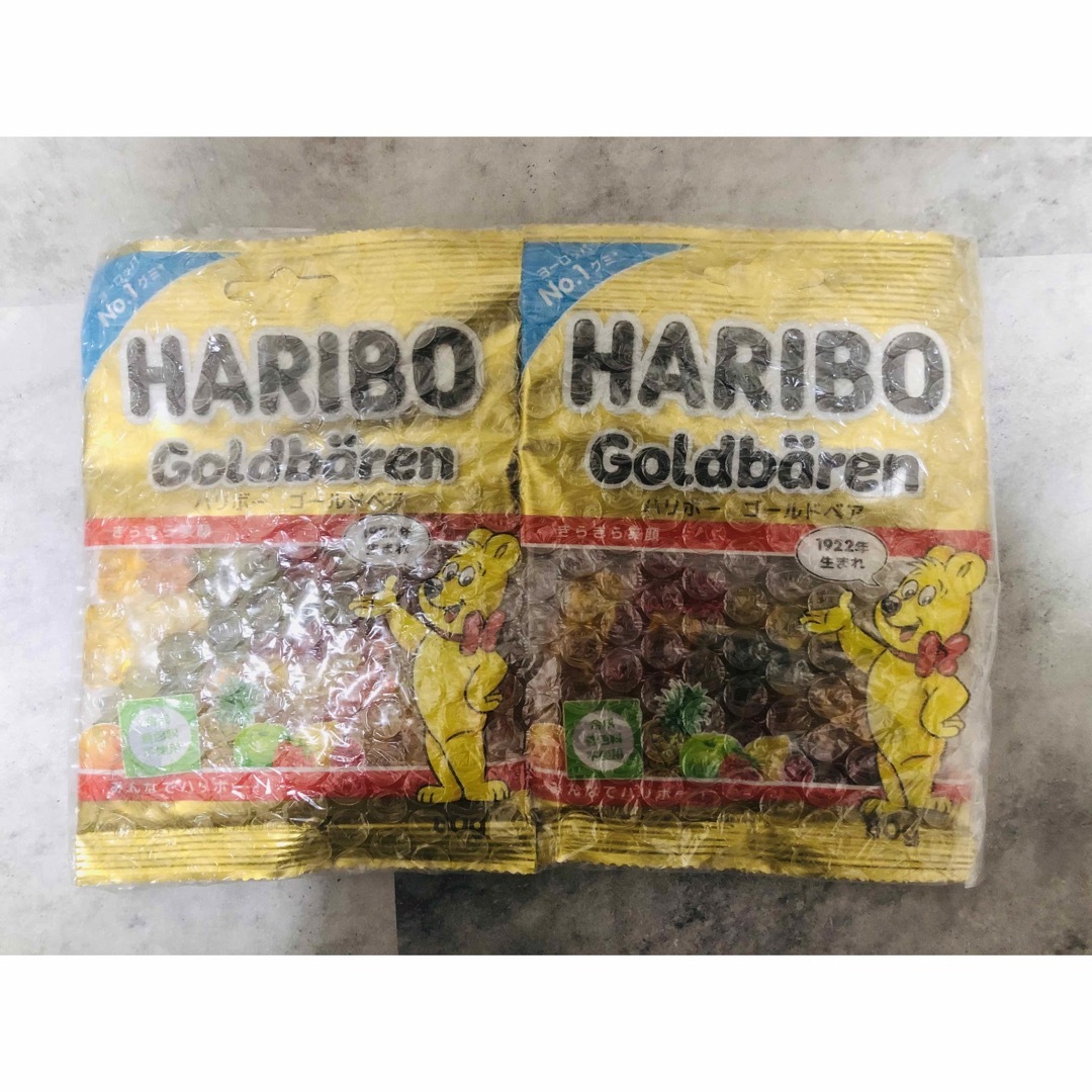 Golden Bear(ゴールデンベア)の【300円送料込み】 HARIBO ハリボーグミ ゴールドベア 80g‪ 2袋 食品/飲料/酒の食品(菓子/デザート)の商品写真