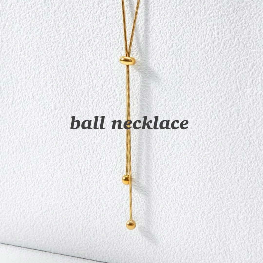 ball necklace レディースのアクセサリー(ネックレス)の商品写真