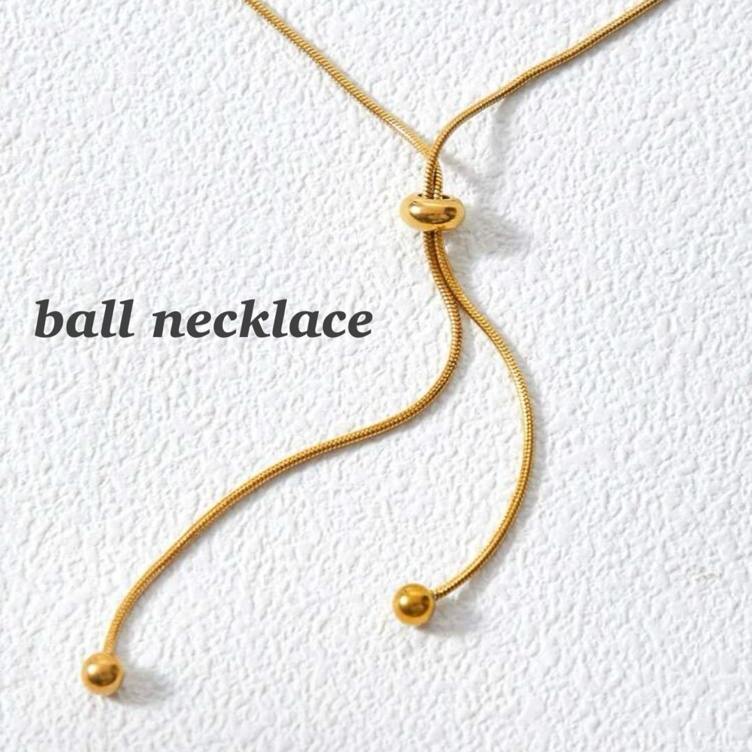 ball necklace レディースのアクセサリー(ネックレス)の商品写真