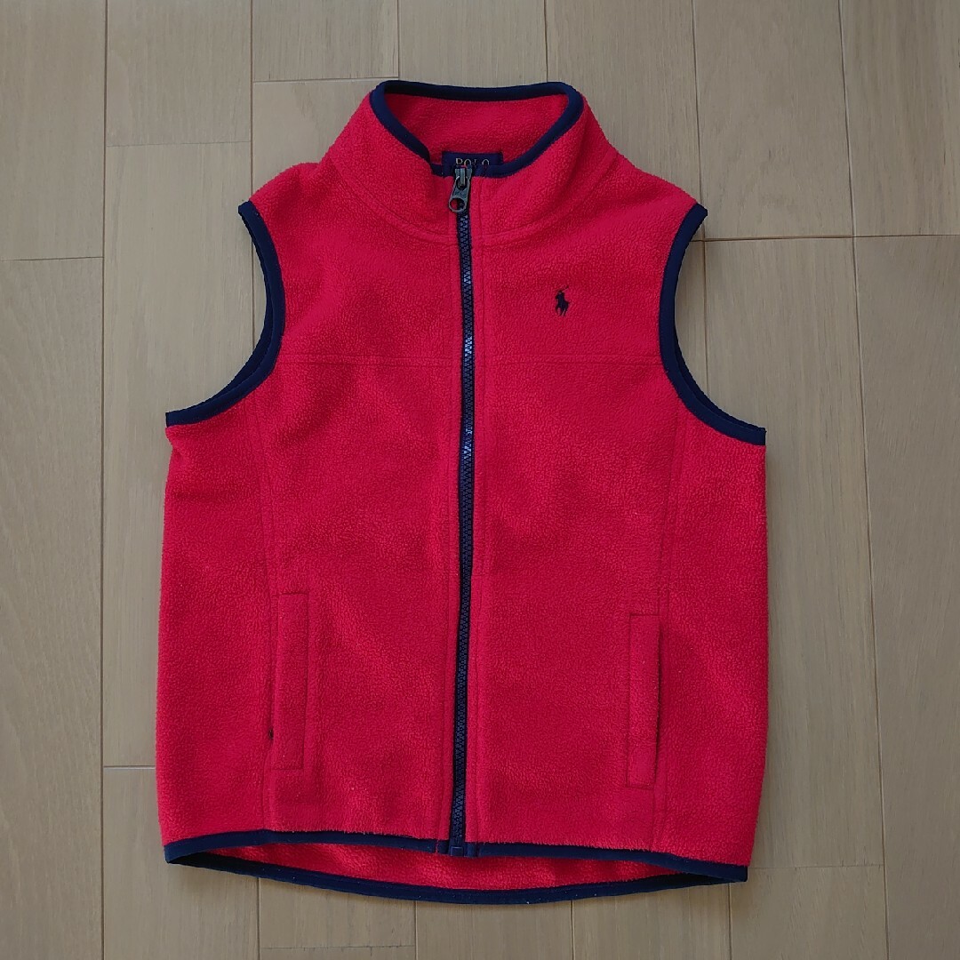 POLO RALPH LAUREN(ポロラルフローレン)のポロ・ラルフローレン フリース ベスト 130cm キッズ/ベビー/マタニティのキッズ服男の子用(90cm~)(ジャケット/上着)の商品写真