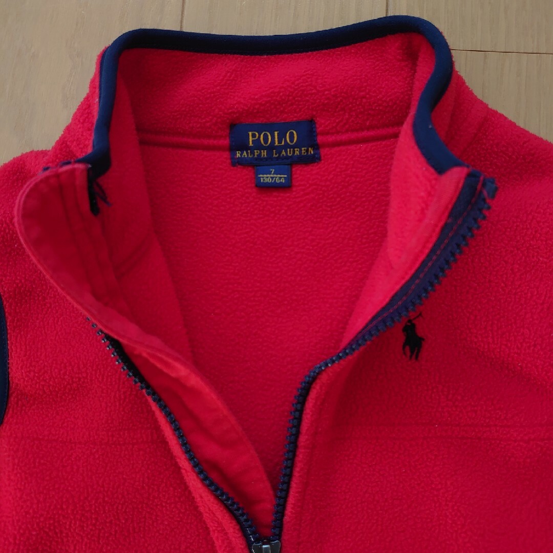 POLO RALPH LAUREN(ポロラルフローレン)のポロ・ラルフローレン フリース ベスト 130cm キッズ/ベビー/マタニティのキッズ服男の子用(90cm~)(ジャケット/上着)の商品写真