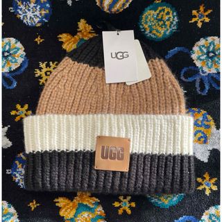 アグ(UGG)の新品未使用　UGGニットキャップ(ニット帽/ビーニー)