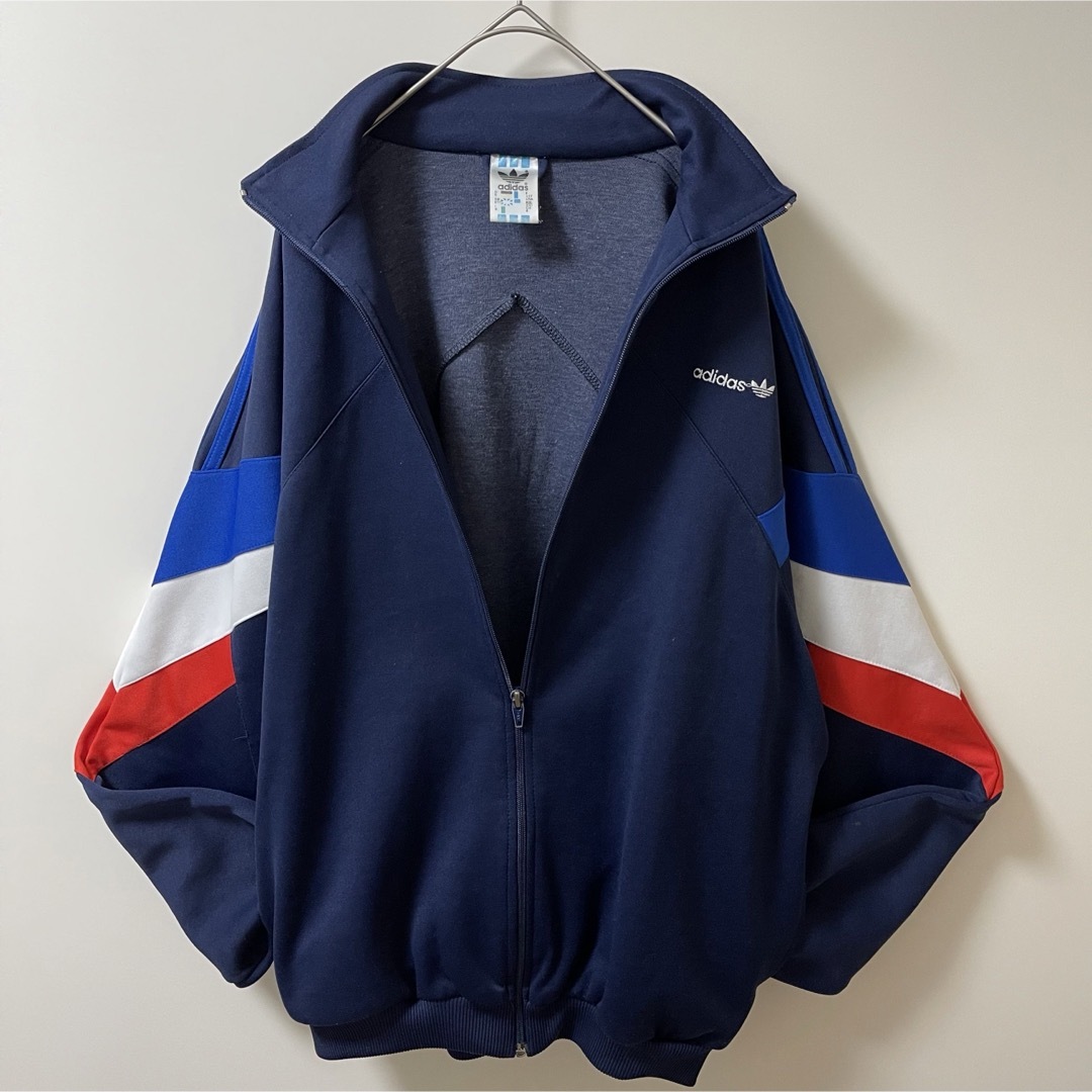 adidas - XL 90s】アディダス刺繍トラックジャケット古着 adidas - XL 90s】アディダス刺繍トラックジャケット古着