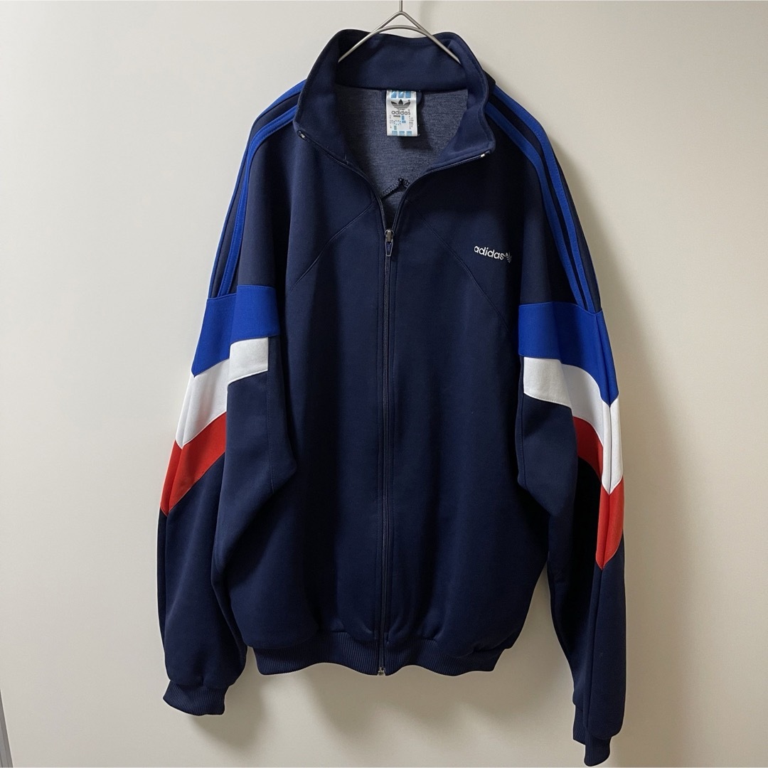 adidas - XL 90s】アディダス刺繍トラックジャケット古着 adidas - XL 90s】アディダス刺繍トラックジャケット古着