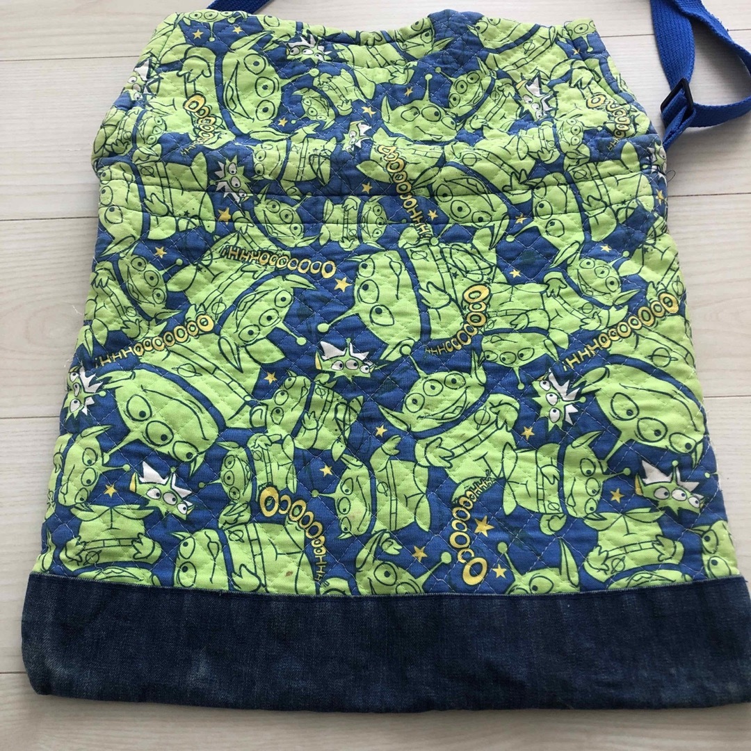 小学校　図書袋　ハンドメイド　中古品 キッズ/ベビー/マタニティのこども用バッグ(レッスンバッグ)の商品写真