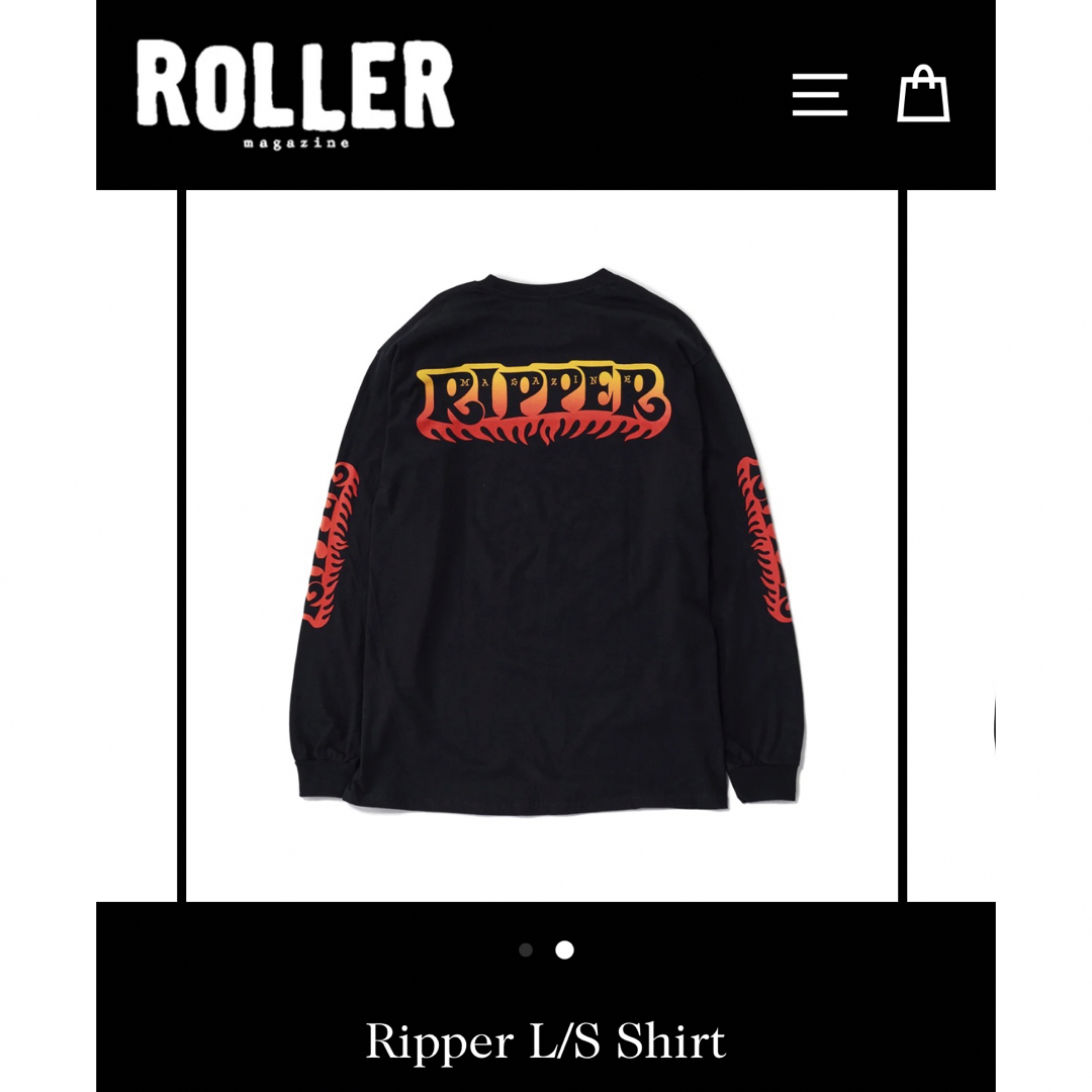【新品XL】ROLLER Ripper L/S Shirt ローラーロンT長袖