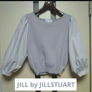 ジルバイジルスチュアート(JILL by JILLSTUART)の異素材パフスリーブ トップス(Tシャツ(長袖/七分))