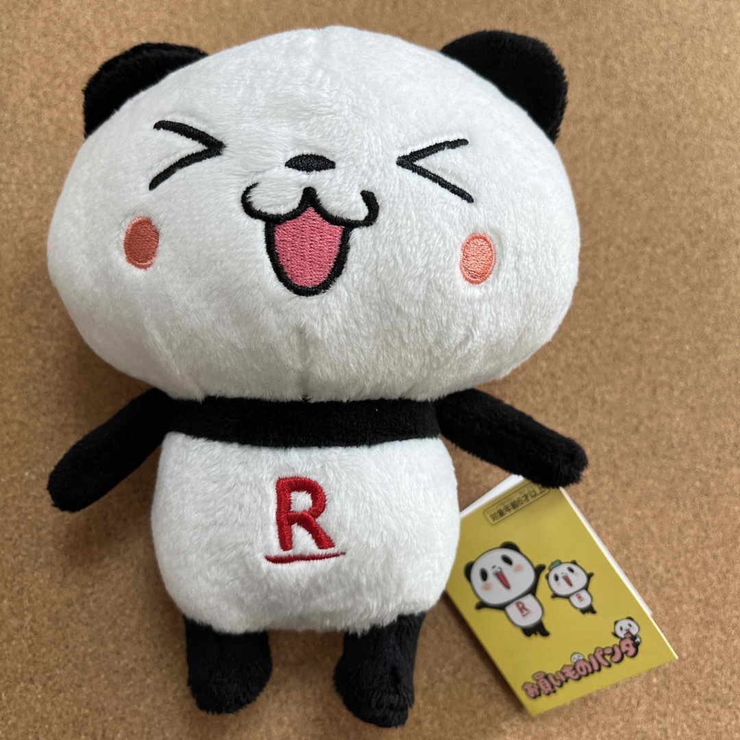 Rakuten(ラクテン)の楽天　お買い物パンダ　ぬいぐるみ　にっこり　② エンタメ/ホビーのおもちゃ/ぬいぐるみ(キャラクターグッズ)の商品写真