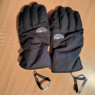 クイックシルバー(QUIKSILVER)の手袋　グローブ　スノボ　ボード　クイックシルバー　ブラック　黒　Ｌサイズ(ウエア/装備)