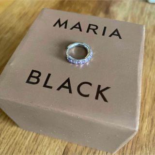 8mm素材マリアブラック  basic 8 hoops ピアス　Maria Black