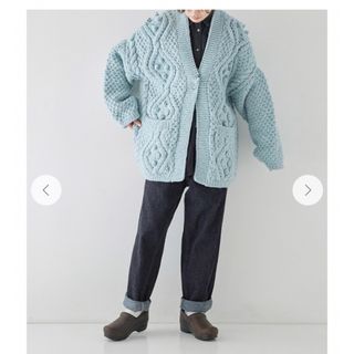 ネストローブ(nest Robe)の【お値引】ネストローブ  ペルーカーディガン(カーディガン)