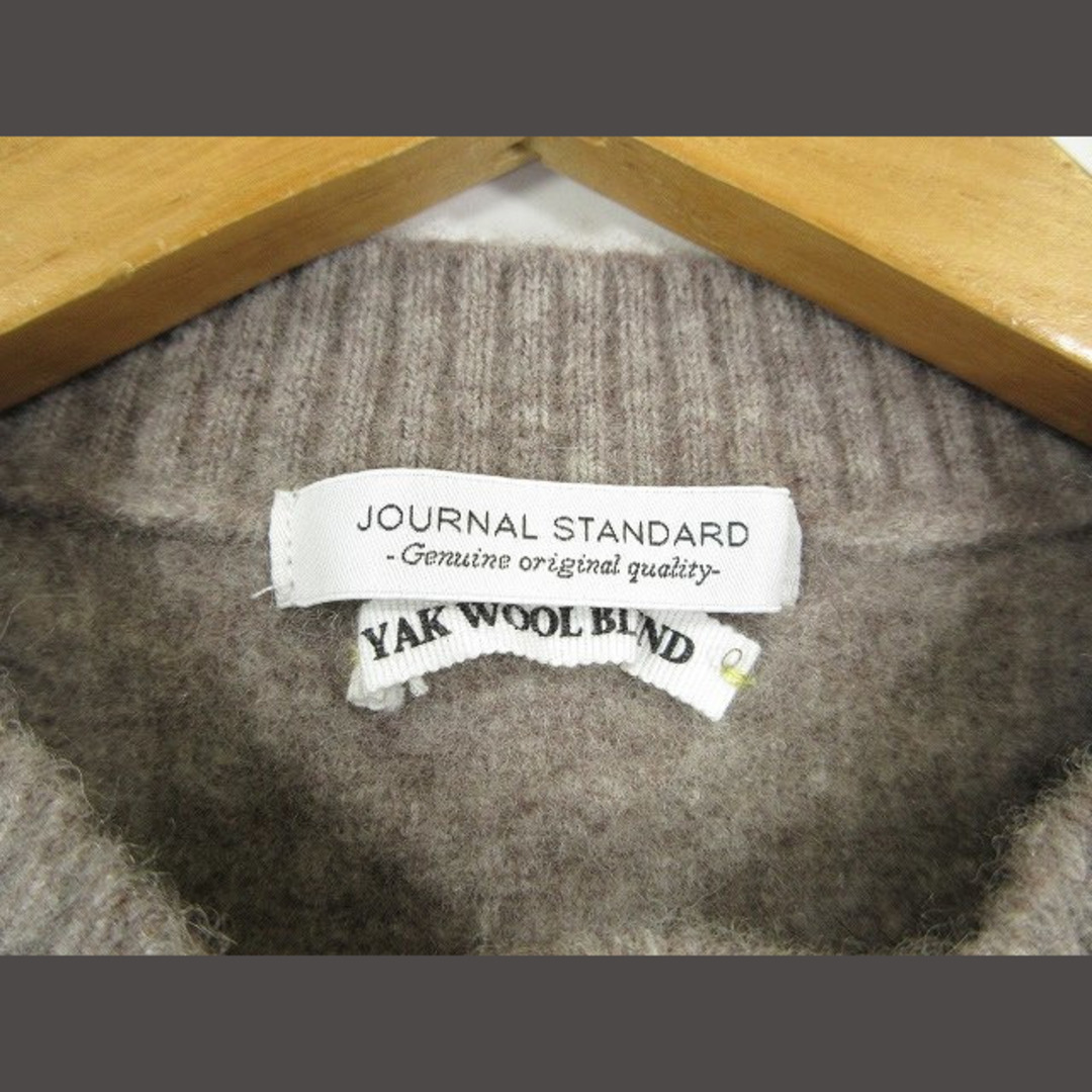 JOURNAL STANDARD(ジャーナルスタンダード)のJOURNAL STANDARD ニット セーター 長袖 無地 羊毛 M メンズのトップス(ニット/セーター)の商品写真