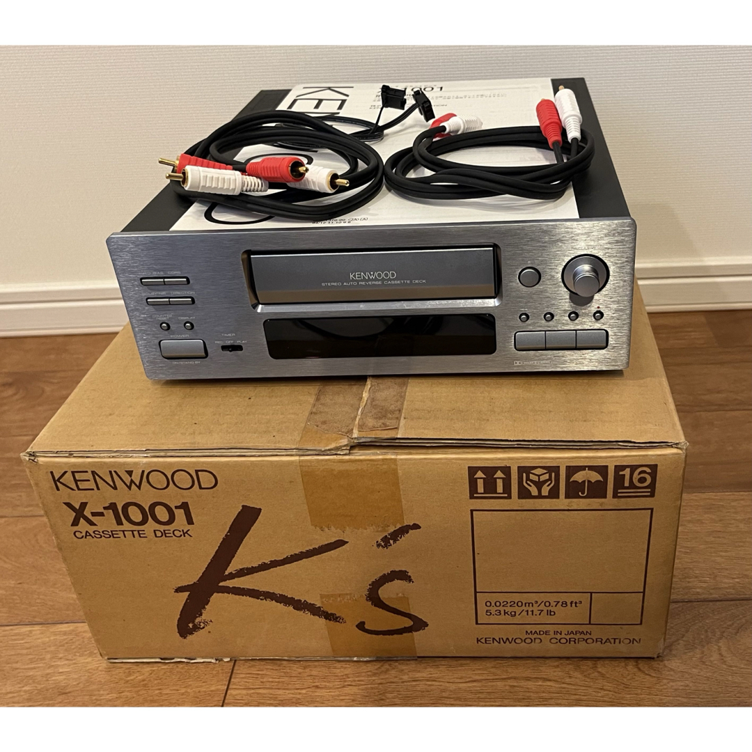オーディオ機器KENWOOD K'sシリーズ  カセットデッキX-1001