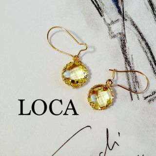 LOCA★シトリンピアス☻＊♡(ピアス)