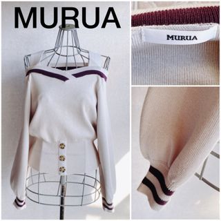 ムルーア(MURUA)のMURUA/バイカラートップス(ニット/セーター)