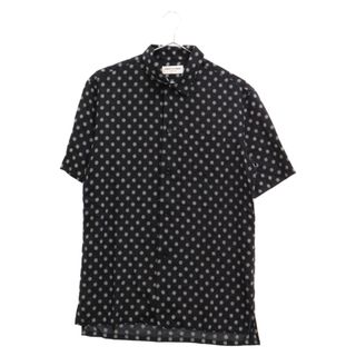 サンローラン(Saint Laurent)のSAINT LAURENT PARIS サンローランパリ 22AW polka dot vacation shirt ポルカドット バケーション 半袖シャツ 531956 Y1F19 ブラック(シャツ)