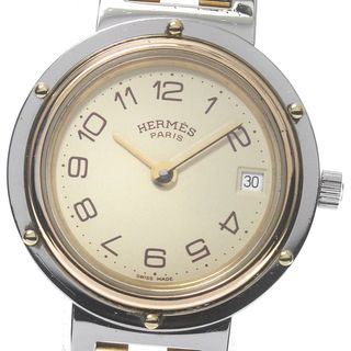 エルメス(Hermes)のエルメス HERMES クリッパー デイト クォーツ レディース _785457(腕時計)