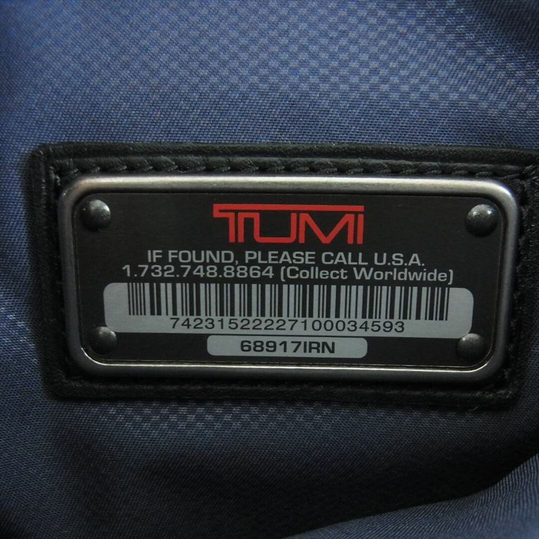 TUMI(トゥミ)のTUMI トゥミ 68917IRN MISSION HARRISON Leather Briefcase ミッション ハリソン レザー ブリーフケース バッグ グレー系【中古】 メンズのバッグ(ビジネスバッグ)の商品写真