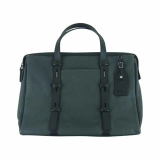 トゥミ(TUMI)のTUMI トゥミ 68917IRN MISSION HARRISON Leather Briefcase ミッション ハリソン レザー ブリーフケース バッグ グレー系【中古】(ビジネスバッグ)