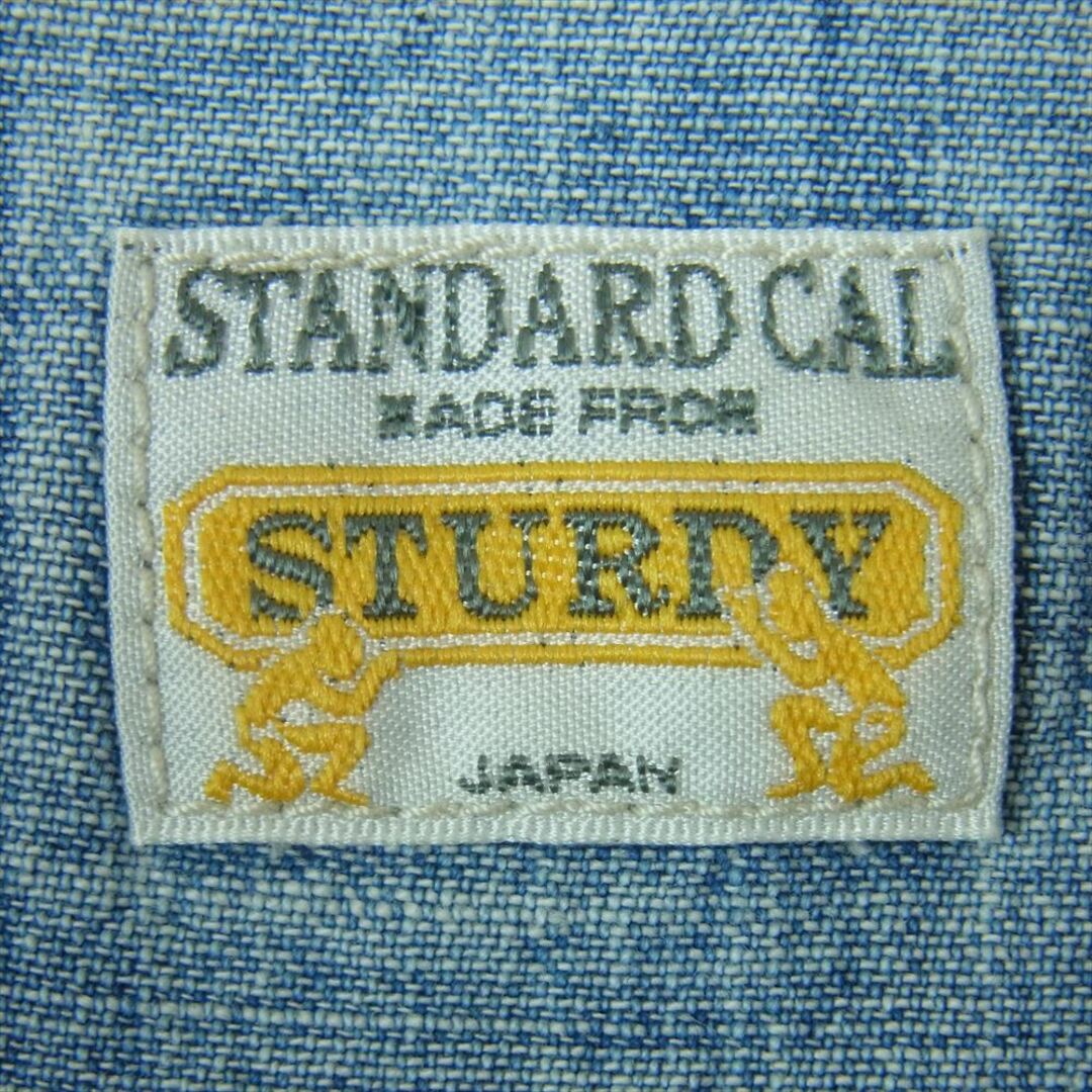 STANDARD CALIFORNIA(スタンダードカリフォルニア)のSTANDARD CALIFORNIA スタンダードカリフォルニア ウエスタン デニム シャツ 長袖 日本製 インディゴブルー系 L【中古】 メンズのトップス(シャツ)の商品写真