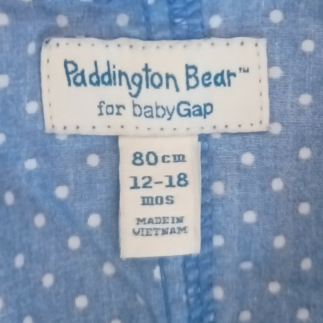 babyGAP(ベビーギャップ)のbabyGap　パディントンベアポンチョ キッズ/ベビー/マタニティのベビー服(~85cm)(カーディガン/ボレロ)の商品写真