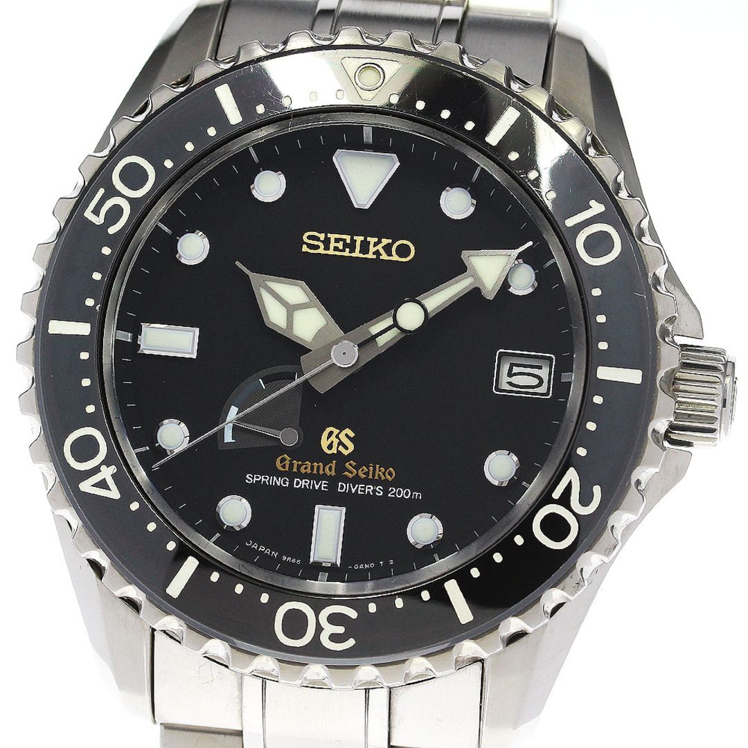 セイコー SEIKO SBGA031/9R65-0AN0 グランドセイコー パワーリザーブ スプリングドライブ メンズ 箱・保証書付き_79276622mmOH歴