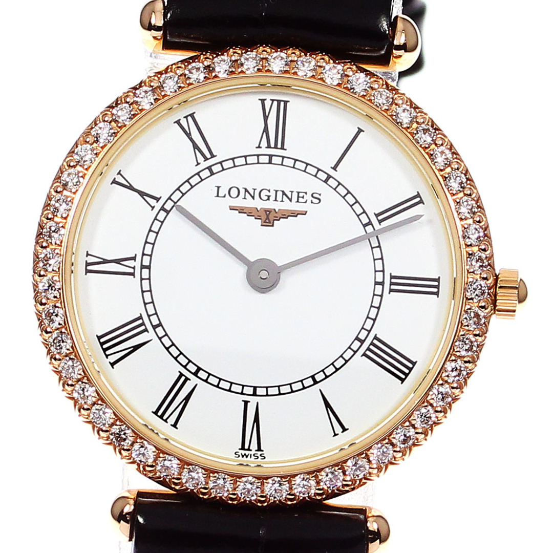 LONGINES(ロンジン)のロンジン LONGINES L4.191.9 グランドクラシック アガシ ベゼルダイヤ クォーツ レディース 美品 _792111 レディースのファッション小物(腕時計)の商品写真