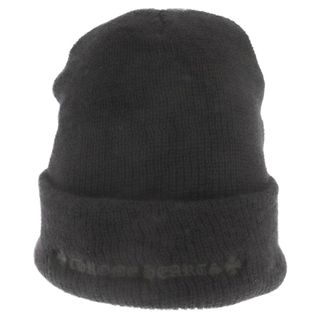 クロムハーツ(Chrome Hearts)のCHROME HEARTS クロムハーツ WOOL WATCH CAP CHプラス刺繍 ビーニーニット 帽子 キャップ ブラック(ニット帽/ビーニー)