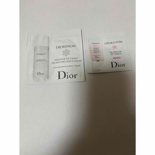 クリスチャンディオール(Christian Dior)のDiorサンプル2種類(サンプル/トライアルキット)