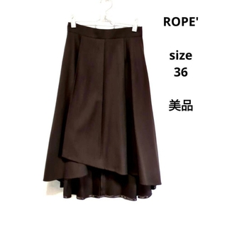 ロペ(ROPE’)のROPE'　ロペ　フレアスカート　ロングスカート　ひざ丈スカート(ロングスカート)