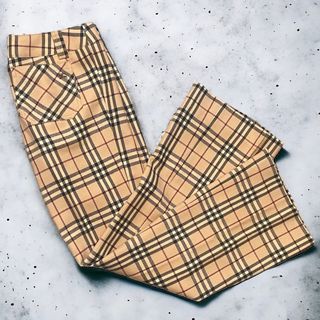 BURBERRY BLUE LABEL - ブルーレーベル クレストブリッジ ワイドパンツ ...