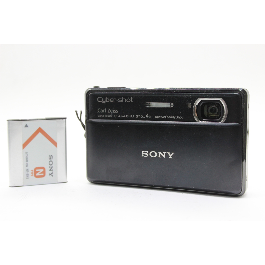 支払い発送詳細【返品保証】 ソニー SONY Cyber-shot DSC-TX100V ブラック 4x バッテリー付き コンパクトデジタルカメラ  s5099