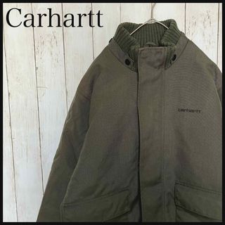 カーハート(carhartt)のZ1029カーハート ダック地 中綿ワークジャケット ワンポイント刺繍ロゴ(ブルゾン)