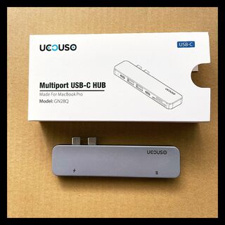 Macbook用ハブ HDMI USB SDカード(PC周辺機器)