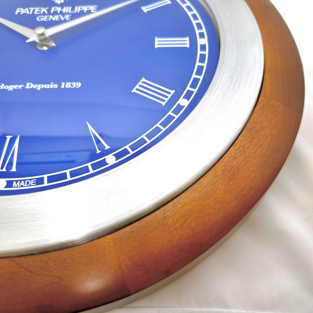 PATEK PHILIPPE(パテックフィリップ)の超レア PATEK PHILIPPE パテックフィリップ 掛け時計 ブルー インテリア/住まい/日用品のインテリア小物(掛時計/柱時計)の商品写真