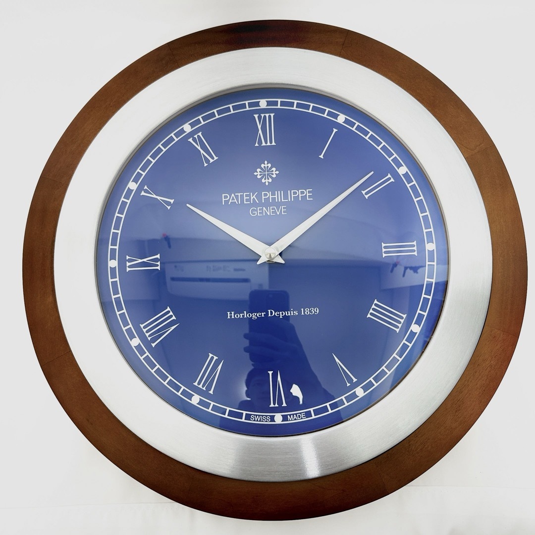 超レア PATEK PHILIPPE パテックフィリップ 掛け時計 ブルー掛時計/柱時計