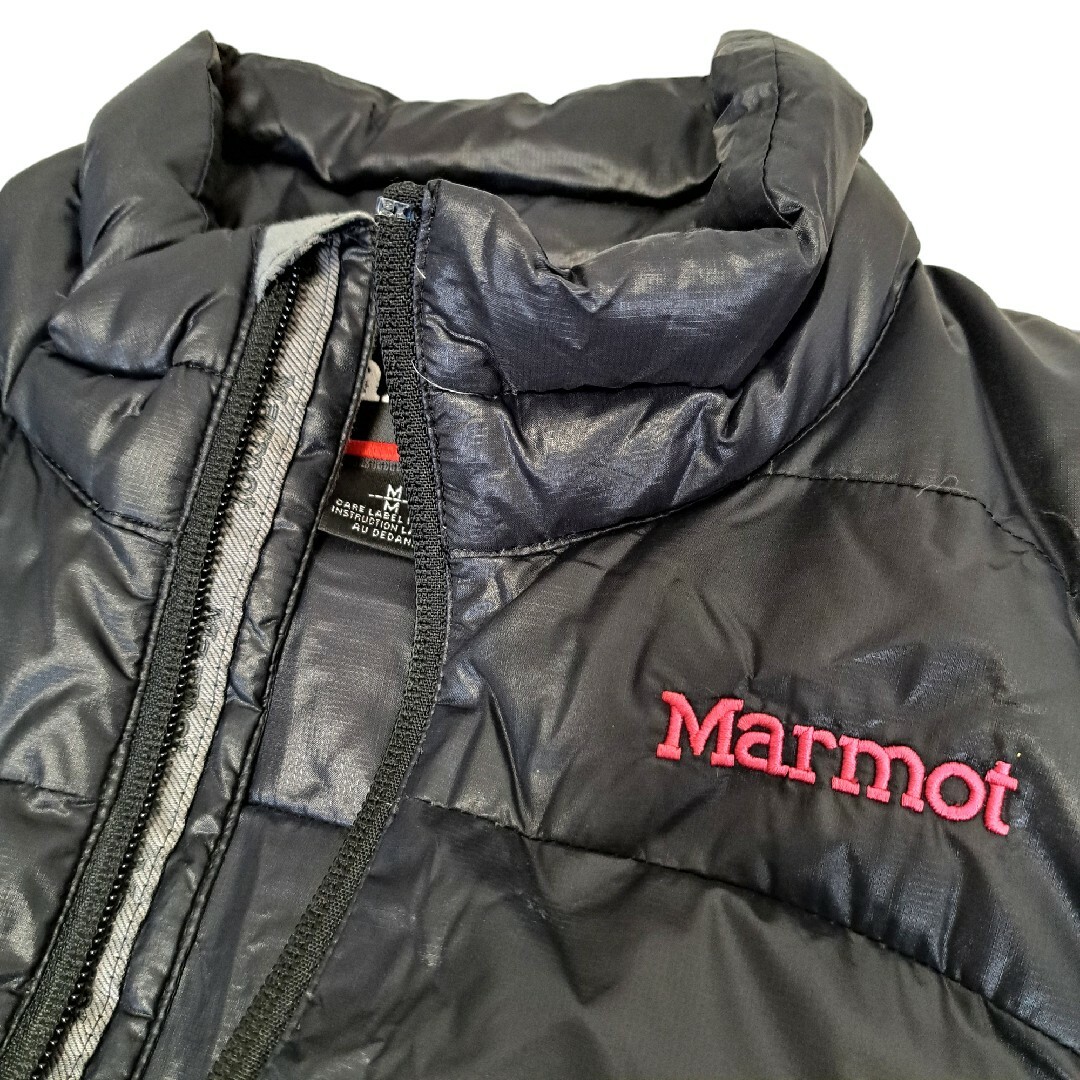 MARMOT(マーモット)のMarmot【マーモット】ダウンベスト ジレ ドローコード 軽量 ブラック M レディースのジャケット/アウター(ダウンベスト)の商品写真