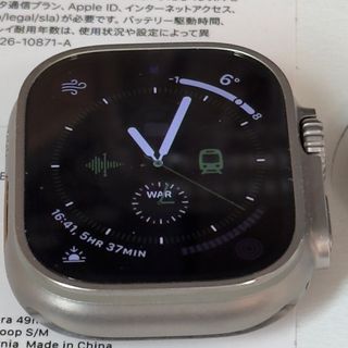 アップル(Apple)のアップル Apple Watch Ultra 49mm チタニウム ブラック グ(その他)