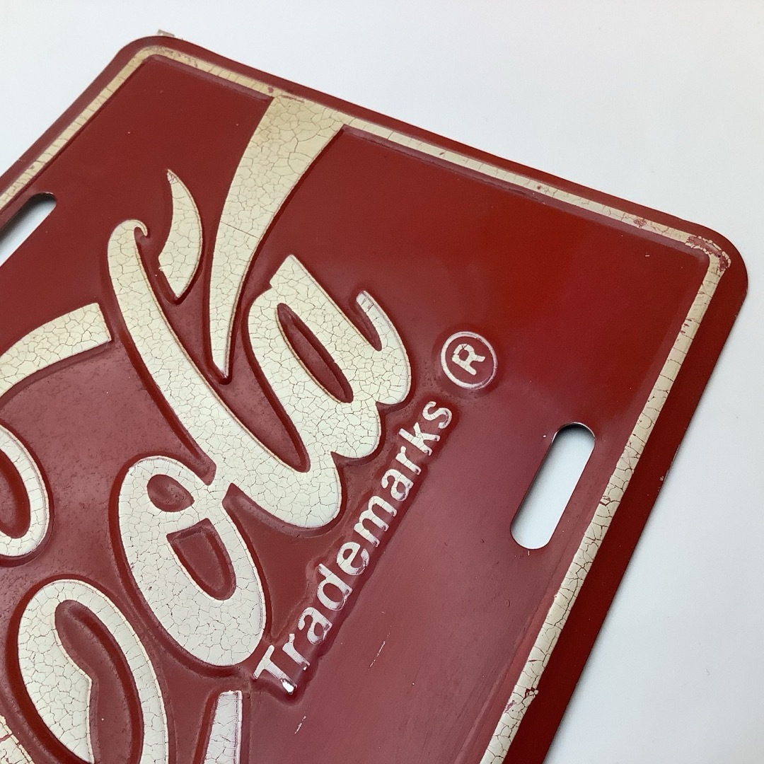 コカコーラ Coca-Cola 古いヴィンテージ ナンバー型 看板 昭和レトロ