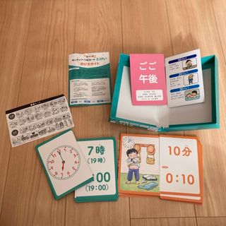 【Jin様専用】モンテッソーリ式カード　とけい(絵本/児童書)