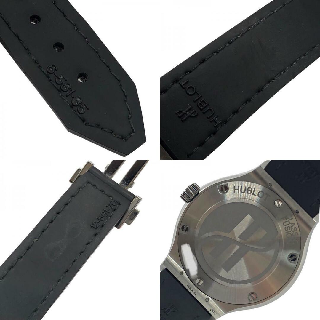 HUBLOT(ウブロ)の　ウブロ HUBLOT クラシックフュージョン チタニウム グリーン ダイヤモンド 581.NX.8970.LR.1140 チタン レディース 腕時計 レディースのファッション小物(腕時計)の商品写真