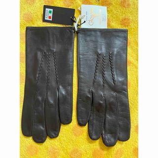 グローブス(Gloves)のGloves イタリアブランド　羊皮革手袋　ブラウン　21M(手袋)