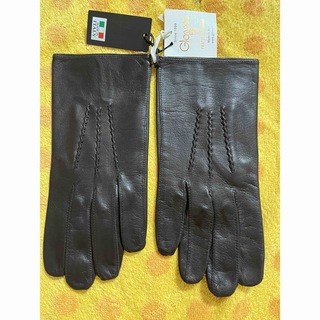 グローブス(Gloves)のGloves イタリアブランド　羊皮革手袋　ブラウン　21M(手袋)