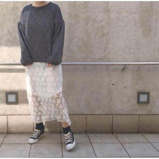 グリードインターナショナル(Greed International)のGREED グリード FLORET EMBROIDERY Skirt(ロングスカート)