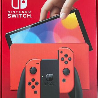 ニンテンドースイッチ(Nintendo Switch)の新品未使用‼️ニンテンドースイッチ 有機ELモデル マリオレッド (家庭用ゲーム機本体)